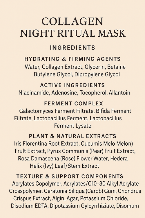 Collagen Night Ritual Wrapping Mask