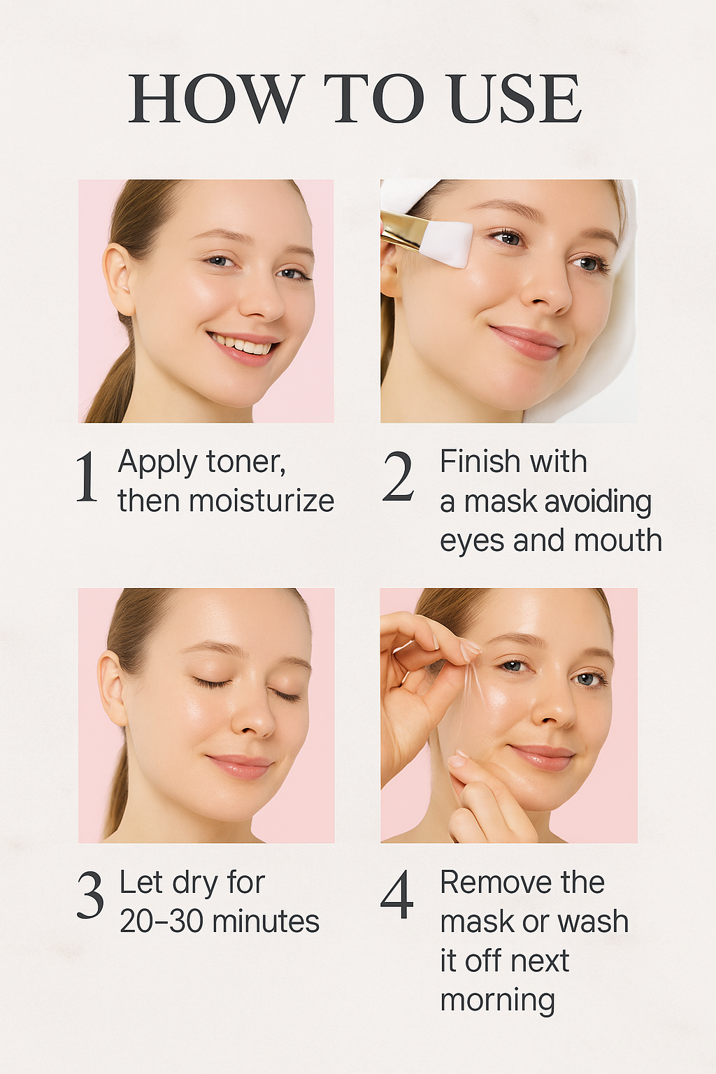 Collagen Glow Night Wrapping  Mask